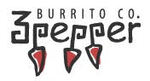 3 Pepper Burrito Co. Logo