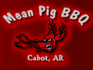 The Mean Pig BBQ Logo