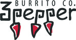 3 Pepper Burrito Co. Logo