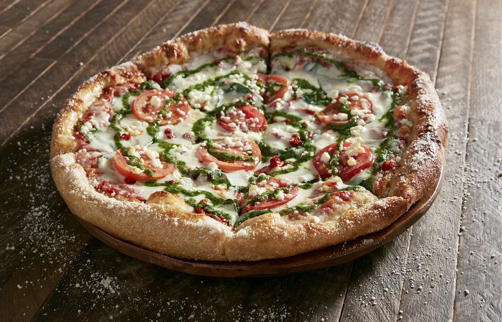 Mellow Mushroom pizza The Mellow Mushroom pizza is just one of their many awesome offerings.