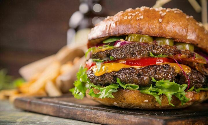 A juicy tlc burger, available at Five Guys fundraisers