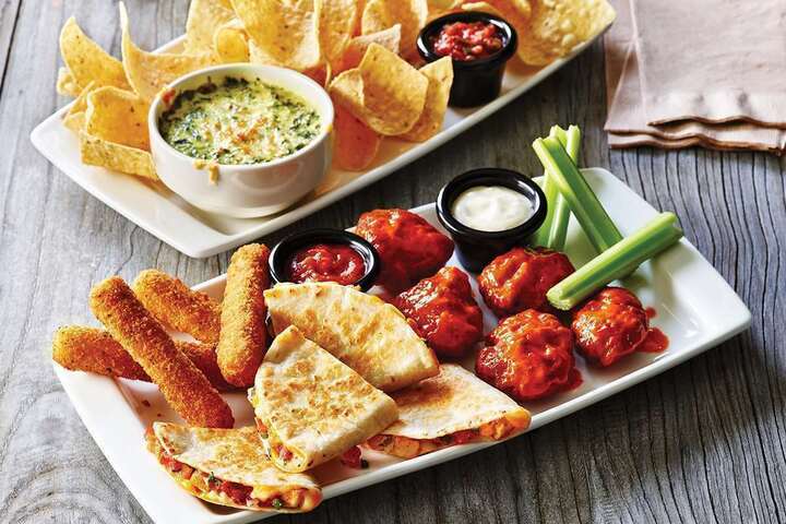 Delicious appetizers, available at Applebee's fundraisers